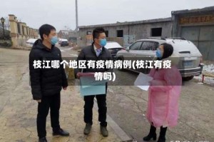 枝江哪个地区有疫情病例(枝江有疫情吗)