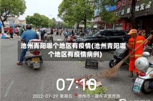 池州青阳哪个地区有疫情(池州青阳哪个地区有疫情病例)