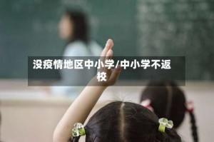 没疫情地区中小学/中小学不返校