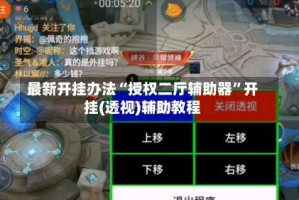最新开挂办法“授权二厅辅助器”开挂(透视)辅助教程