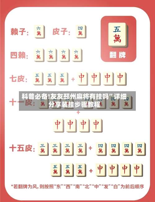 科普必备!友友邳州麻将有挂吗	”详细分享装挂步骤教程-第1张图片