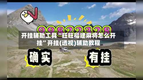 开挂辅助工具“旺旺福建麻将怎么开挂	”开挂(透视)辅助教程-第1张图片