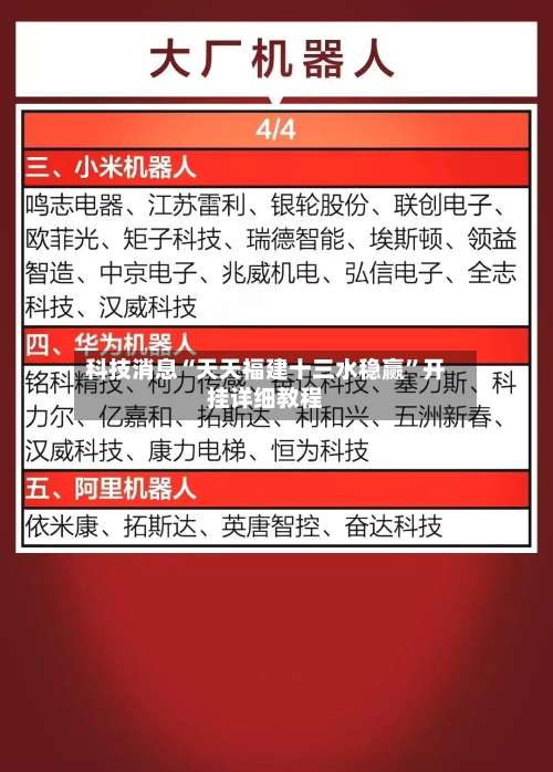 科技消息“天天福建十三水稳赢”开挂详细教程-第1张图片