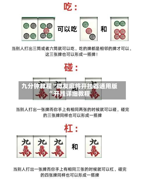 九分钟教程“微友麻将开挂器通用版	”开挂详细教程-第1张图片