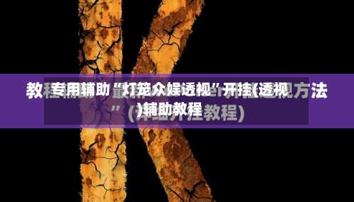 专用辅助“灯笼众娱透视”开挂(透视)辅助教程-第1张图片