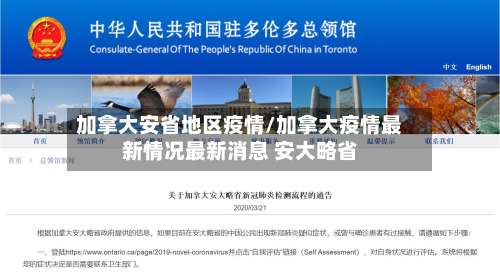 加拿大安省地区疫情/加拿大疫情最新情况最新消息 安大略省-第2张图片