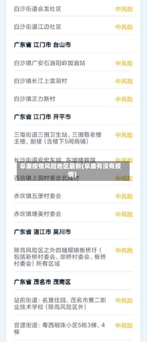 阜康疫情风险地区最新(阜康有没有疫情)-第3张图片