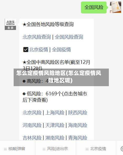 怎么定疫情风险地区(怎么定疫情风险地区呢)-第2张图片
