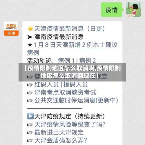 【疫情限制地区怎么取消啊,疫情限制地区怎么取消啊现在】-第3张图片