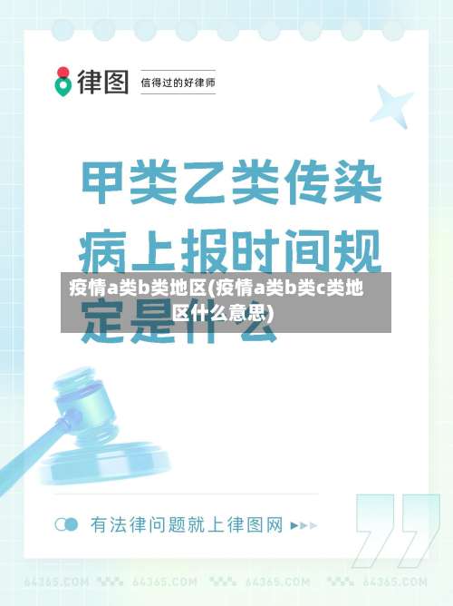 疫情a类b类地区(疫情a类b类c类地区什么意思)-第1张图片