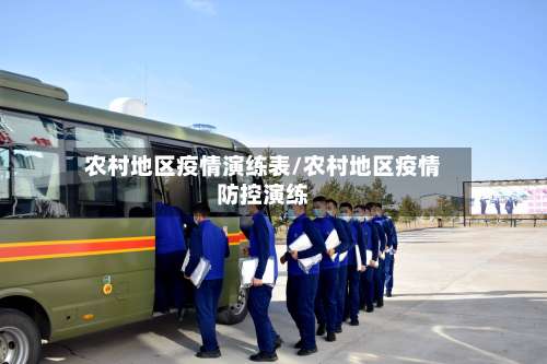 农村地区疫情演练表/农村地区疫情防控演练-第1张图片