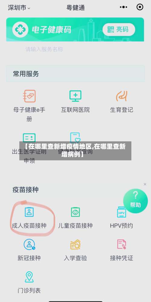 【在哪里查新增疫情地区,在哪里查新增病例】-第1张图片