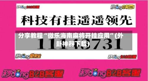 分享教程“微乐海南麻将开挂应用”(外卦神器下载)-第2张图片